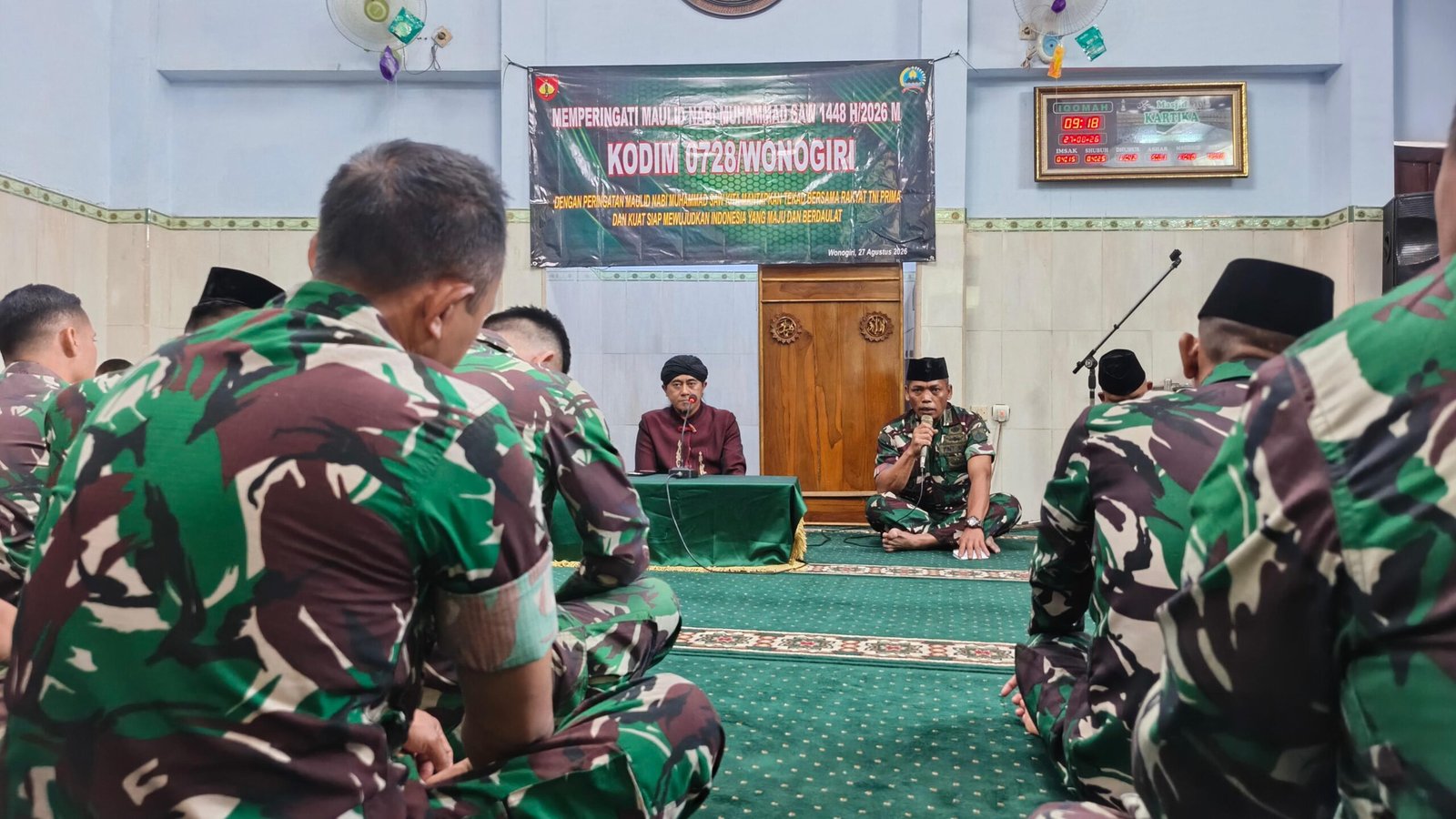 Kodim Wonogiri Peringati Maulid Nabi Muhammad 1448 H