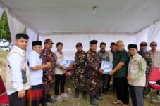 Posko kesehatan relawan LDII di sekitar lokasi Muktamar Ke-35 NU.