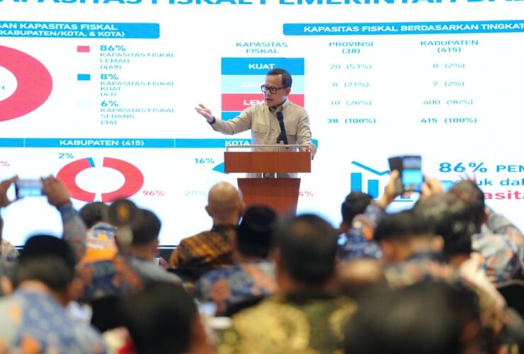 Wamendagri Bima Arya Sugiarto menghadiri Seminar dan Rakernas ADKASI di Hotel Borobudur, Jakarta, Minggu 30 Agustus 2026.