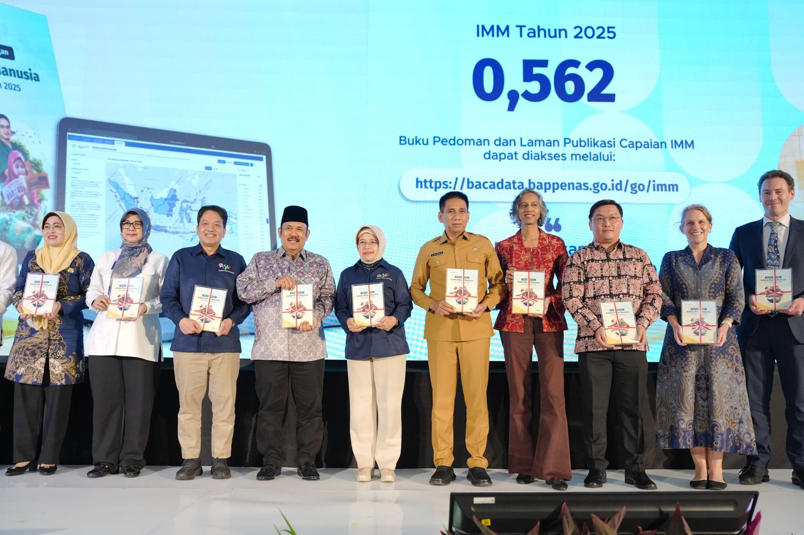 Wamendagri Akhmad Wiyagus menghadiri Peluncuran Angka IMM Tahun 2025 dan Pedoman Penghitungan IMM di Kantor Kementerian PPN/Bappenas, Jakarta, Senin (31/8/2026).