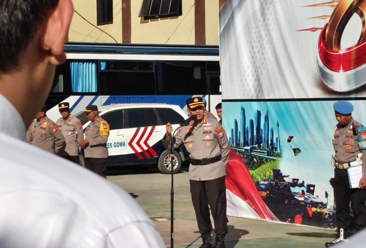 Hari Pertama Bertugas, Kapolresta Gowa Langsung Bergerak
