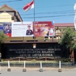 Tampak depan Kantor Polresta Gowa. Foto Azhari/InsertRakyat.com. (6 Juli 2026).