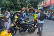 Satlantas Gowa Bekali Pelajar Pahami ETLE