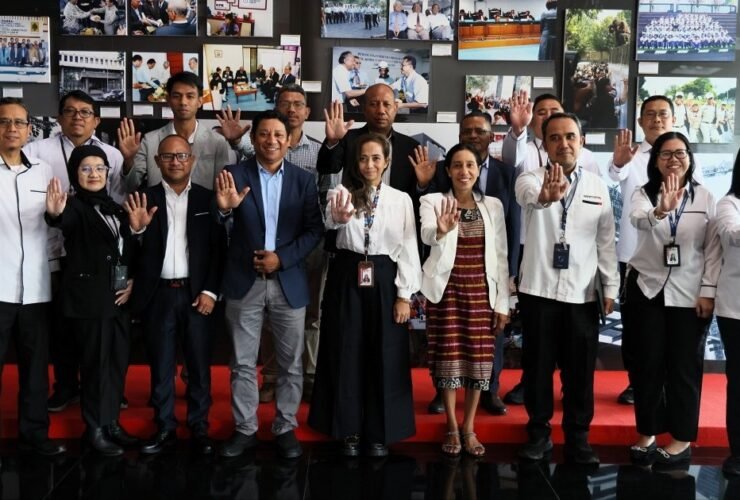 Foto: Delegasi CAC Timor Leste bersama jajaran KPK.