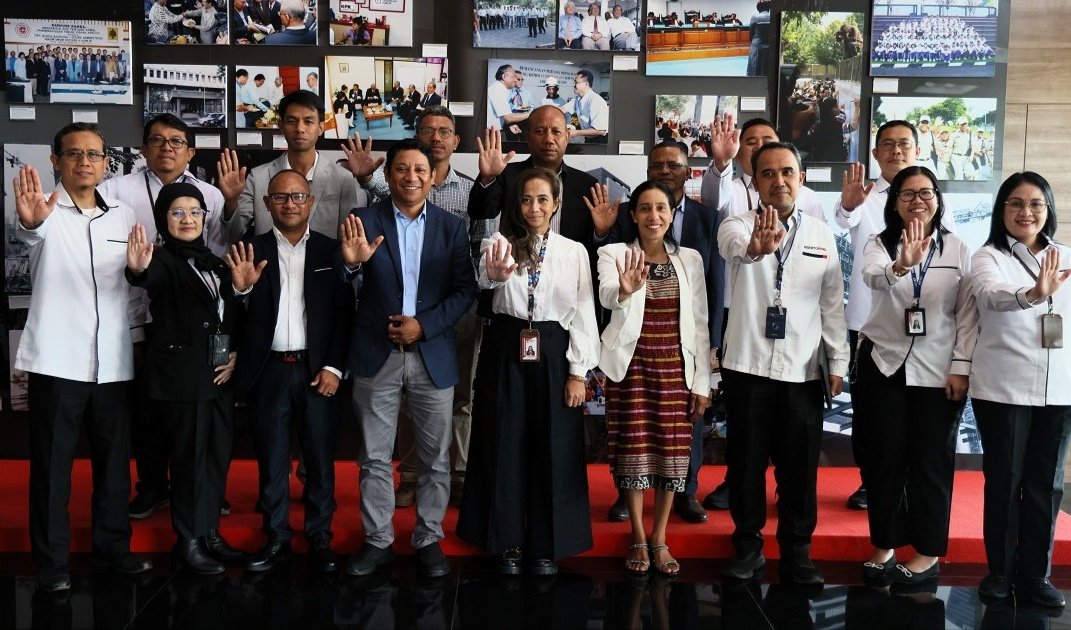 Foto: Delegasi CAC Timor Leste bersama jajaran KPK.