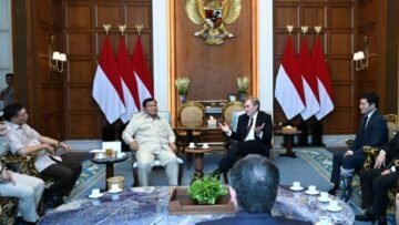 Prabowo Bahas Penguatan Kemitraan Indonesia-AS dengan Elbridge Colby