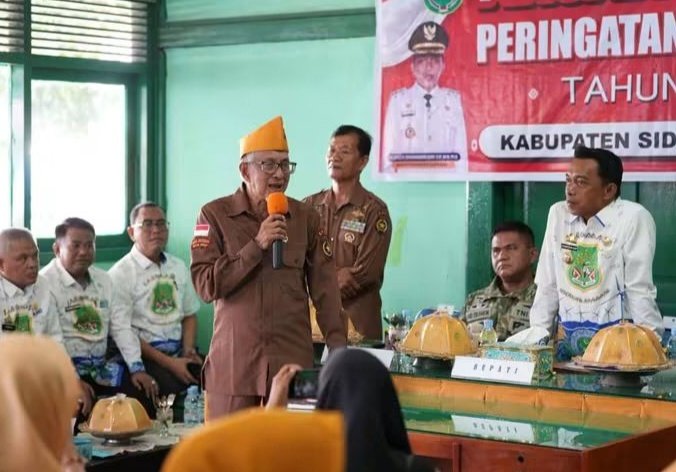 Menghargai Jasa Pejuang, Bupati Sidrap Kunjungi LVRI