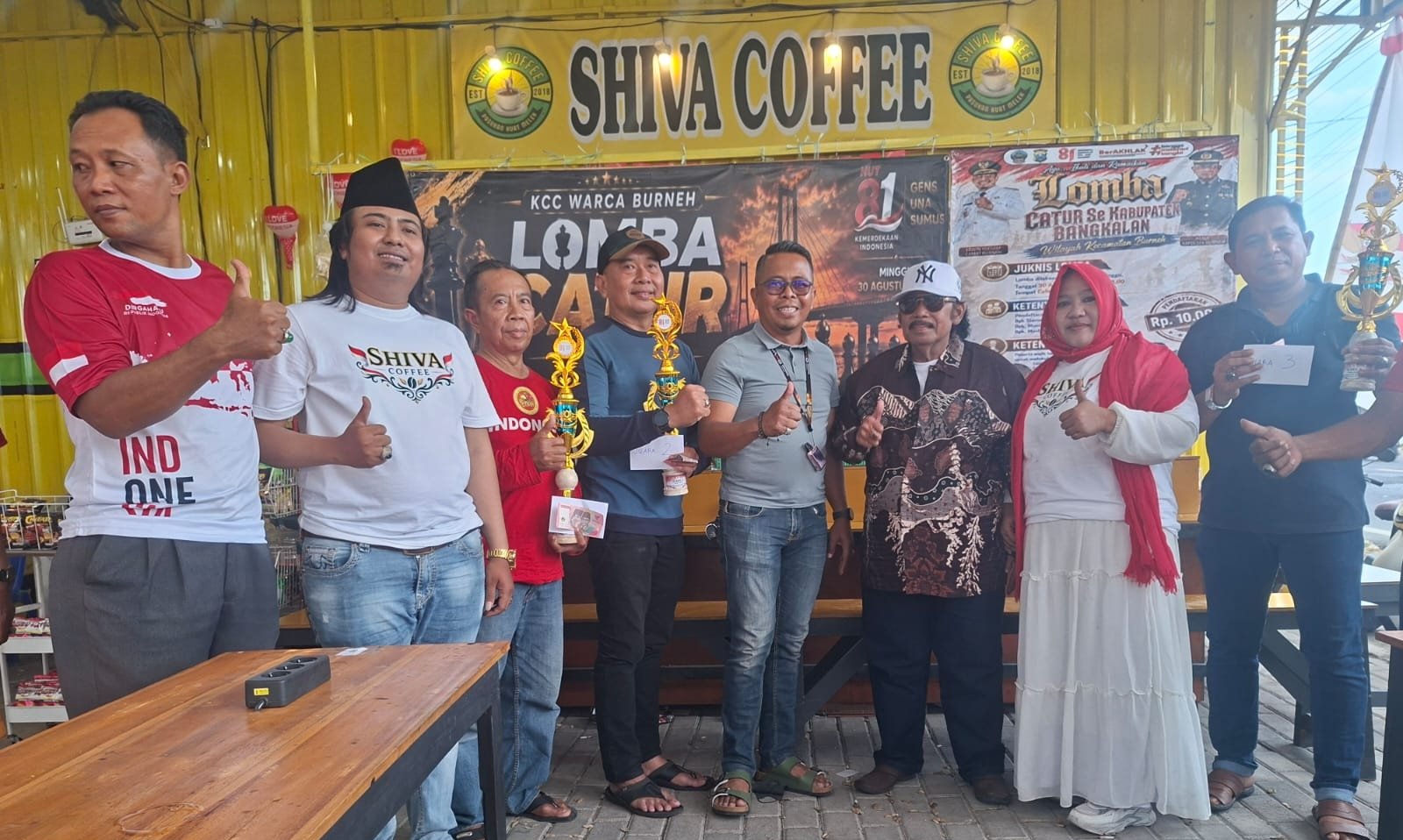 Lomba catur Shiva Coffee se-Kabupaten Bangkalan di Burneh