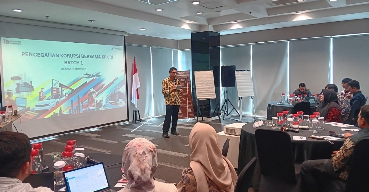 Foto: Pelatihan Penguatan Integritas dan Antikorupsi KPK bersama Pertamina.