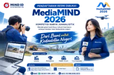 Pendaftaran MediaMIND 2026 Dibuka, Kompetisi Karya Jurnalistik MIND ID