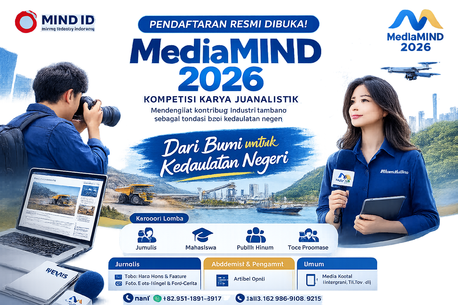 Pendaftaran MediaMIND 2026 Dibuka, Kompetisi Karya Jurnalistik MIND ID