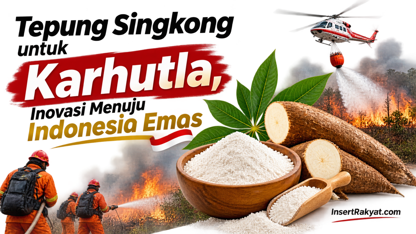 Tepung Singkong untuk Karhutla, Inovasi Menuju Indonesia Emas