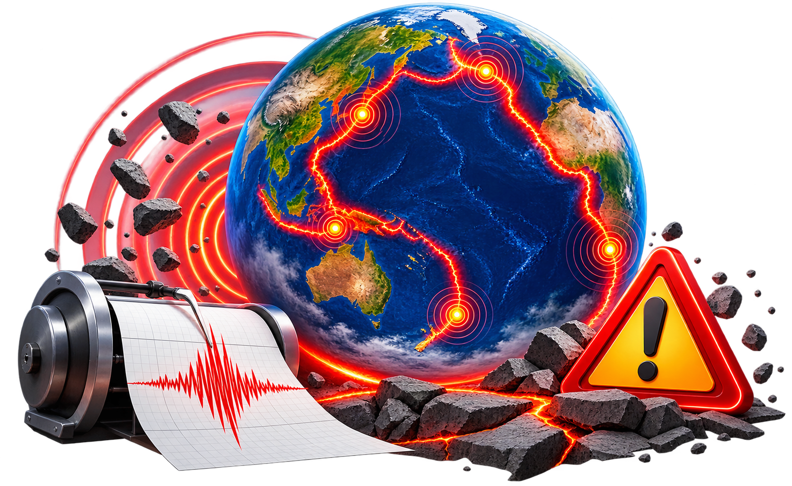 Seismisitas Gempa Besar di Cincin Api Pasifik Jadi Pengingat Mitigasi Indonesia