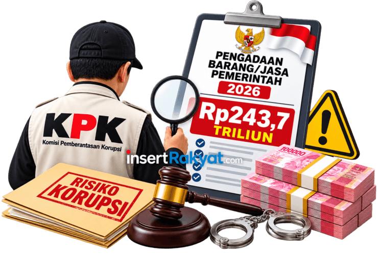 PBJ Pemerintah 2026 Capai Rp243,7 Triliun, KPK Soroti Risiko Korupsi