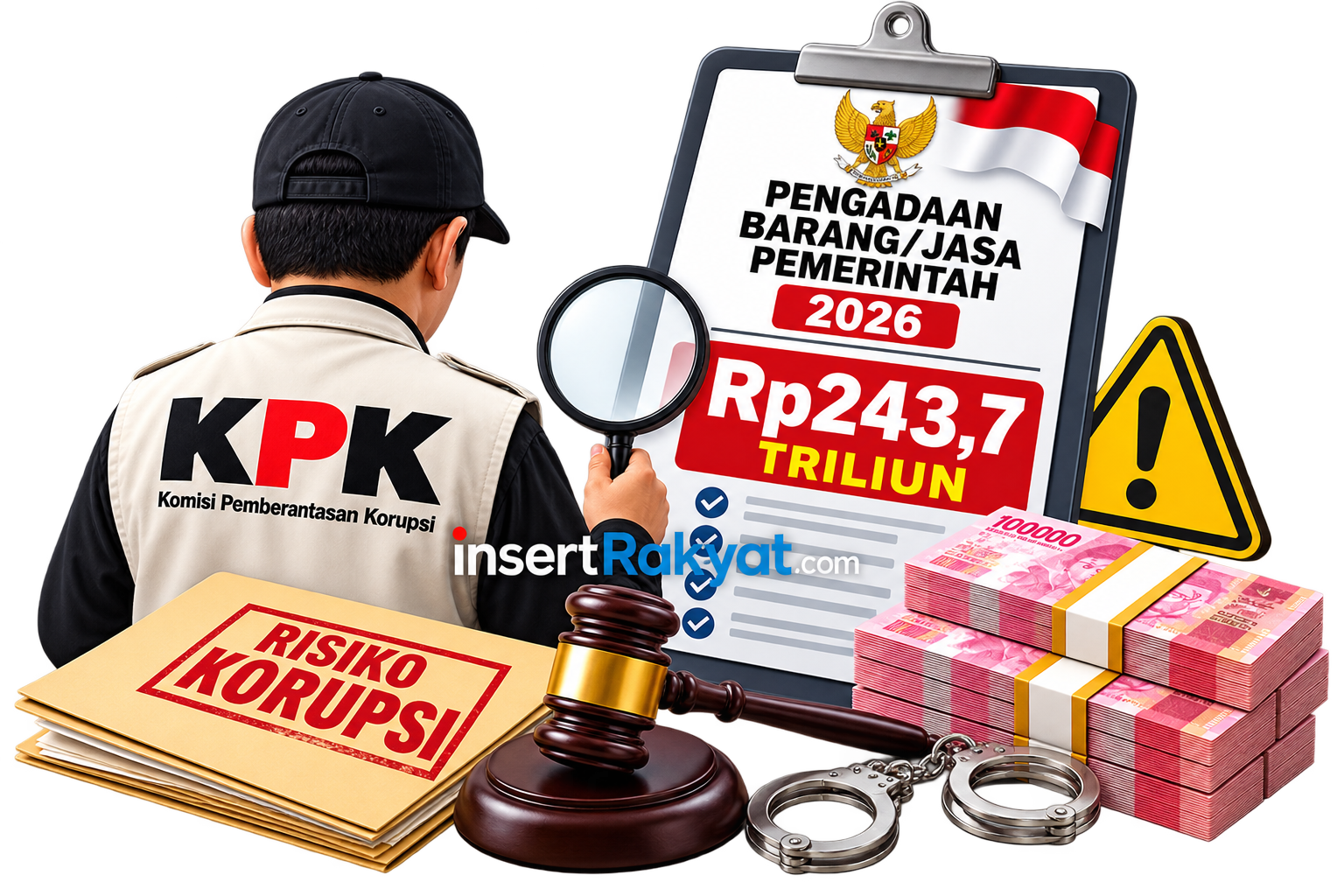 PBJ Pemerintah 2026 Capai Rp243,7 Triliun, KPK Soroti Risiko Korupsi