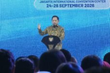 Menteri Dalam Negeri Muhammad Tito Karnavian saat menyampaikan arahan pada kegiatan FEKDI x IFSE 2026 dan Rakornas Pengendalian Inflasi serta P2DD 2026 di Jakarta, Kamis (24/9/2026).