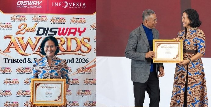 INDODAX Raih Trusted & Popular Brand 2026 dari Disway Awards