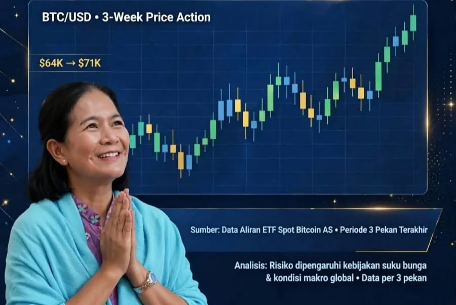ETF Bitcoin AS Raup US$3,8 Miliar Saat Harga Tertekan