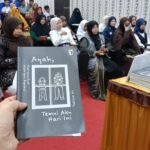 Bedah buku Ayah, Temui Aku Hari Ini karya Yusrina Sri dalam rangkaian Festival Literasi Kota Payakumbuh 2026, Selasa (13/10/2026).