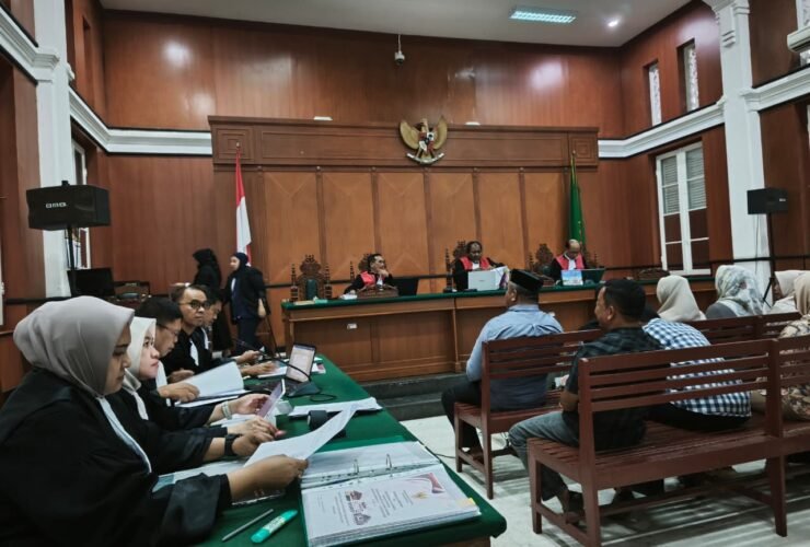 Keterangan Foto: Sidang lanjutan perkara dugaan korupsi pengadaan bibit nanas DTPH-BUN Sulawesi Selatan Tahun Anggaran 2024 di Pengadilan Tipikor Makassar, Senin (19/10/2026).