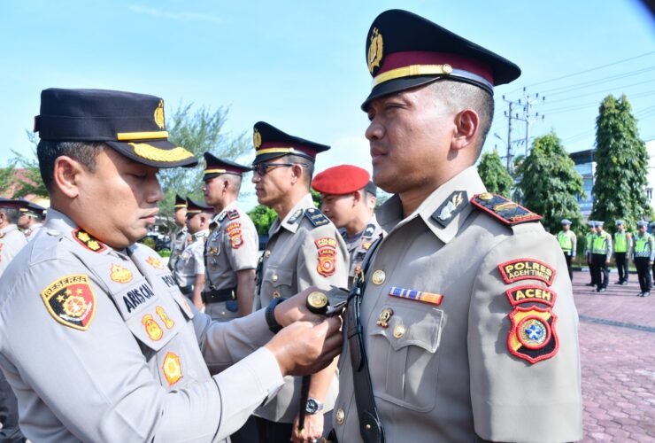 19 Pejabat Polres Aceh Timur Berganti, Kapolres Tekankan Sinergi Bersama Masyarakat
