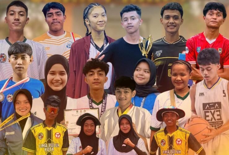 Siswa SMAN 1 Harau, Kabupaten Lima Puluh Kota, yang mengikuti Porprov XVI Sumatera Barat 2026.