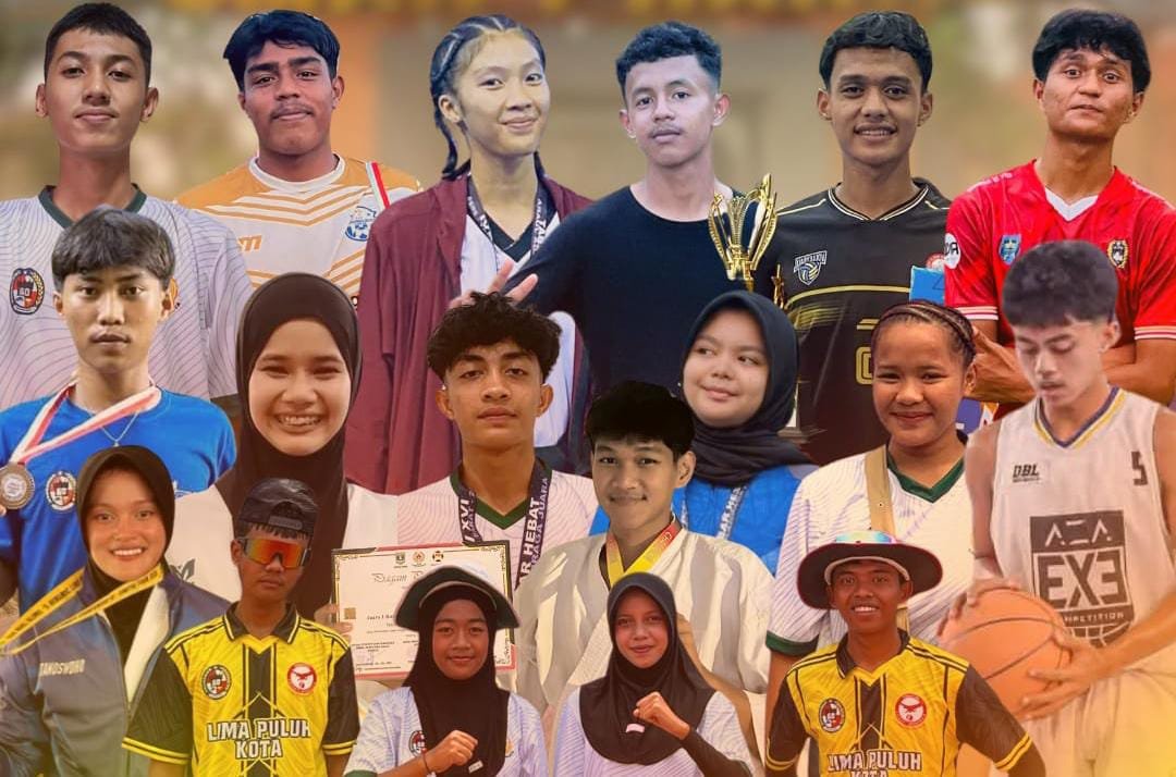 Siswa SMAN 1 Harau, Kabupaten Lima Puluh Kota, yang mengikuti Porprov XVI Sumatera Barat 2026.