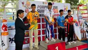Oswendri dan Siti Jeni Putri Ardi, siswa SMKN 1 Enam Lingkung yang berpartisipasi dalam PORPROV XVI.