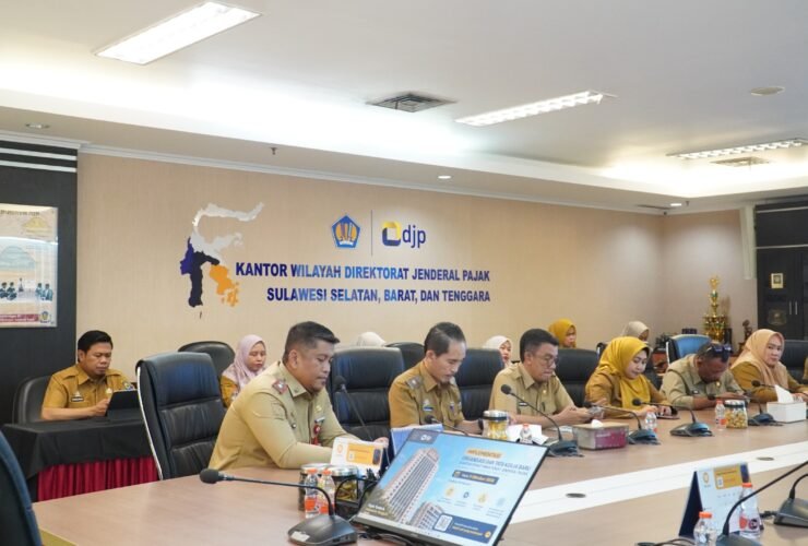 Rapat koordinasi DJP Sulselbartra dan Pemkab Jeneponto membahas pertukaran data ILAP.