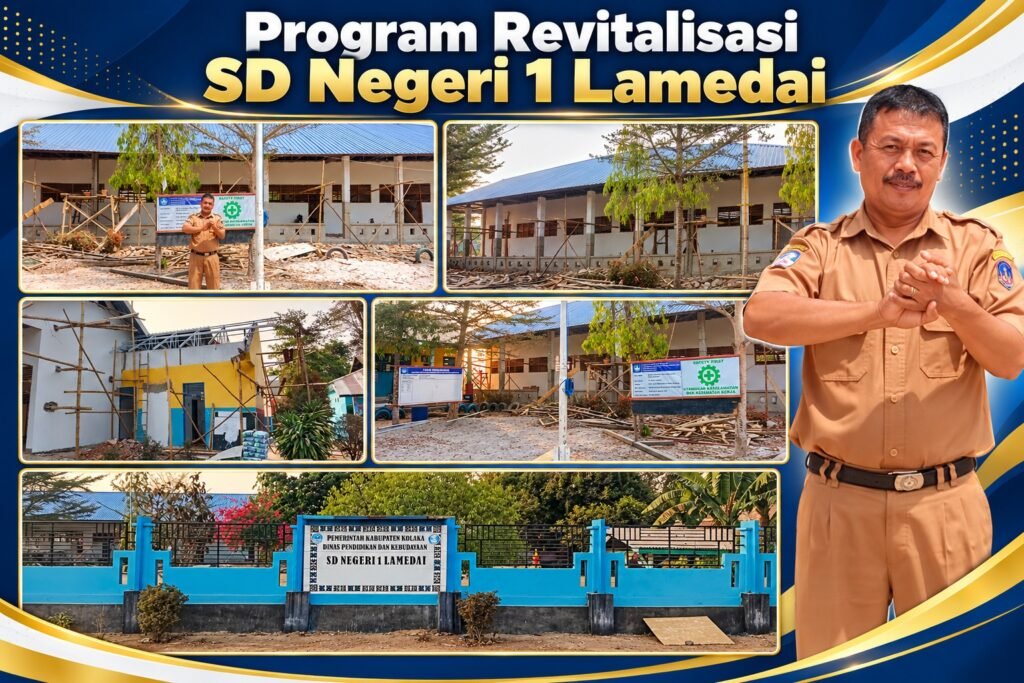 Revitalisasi SD Negeri 1 Lamedai