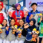 Atlet pelajar SMAN 1 Sawahlunto meraih lima medali emas, tiga perak, dan 13 perunggu pada Porprov XVI Sumatera Barat 2026.