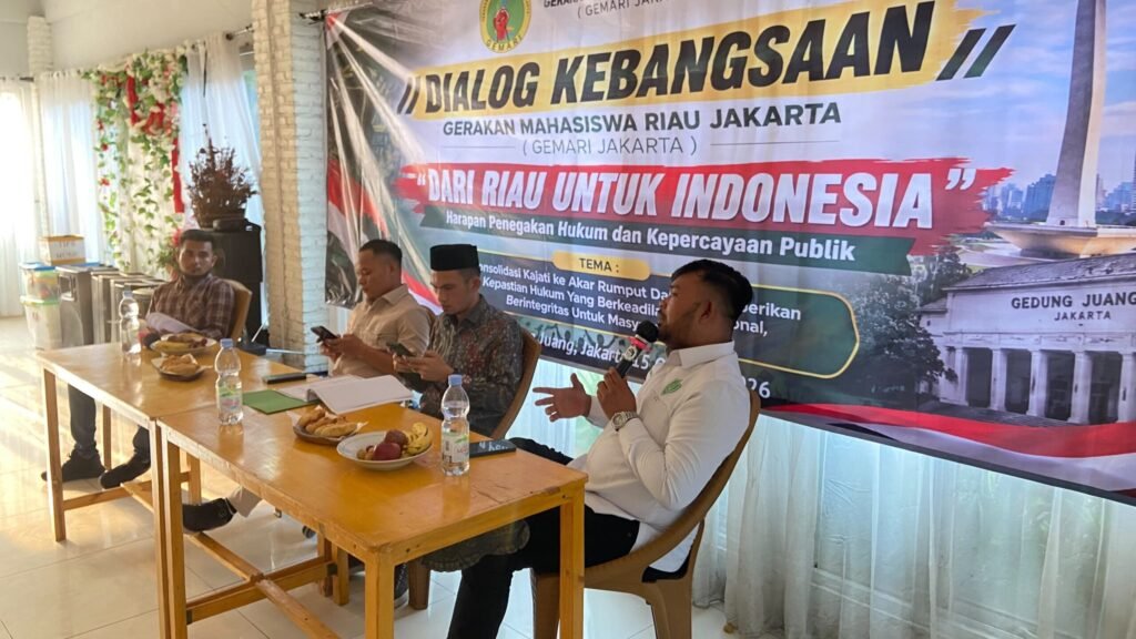 Dialog Kebangsaan GEMARI Jakarta bertajuk “Dari Riau untuk Indonesia” di Jakarta.