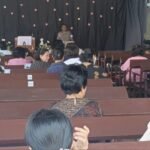 Ipda Deddy Pareanto menyampaikan pesan bahaya narkoba kepada jemaat Gereja Toraja Jemaat Parepare.