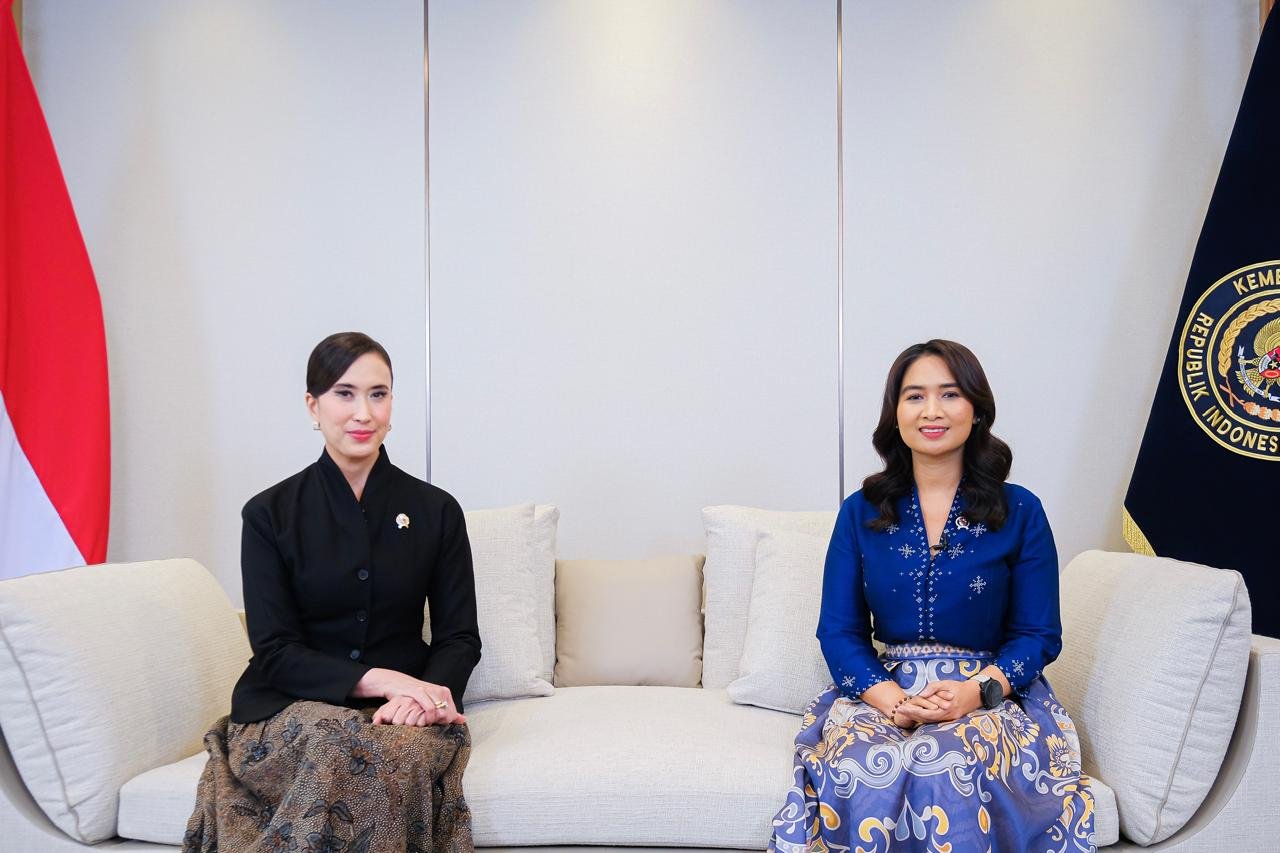 Menteri Pariwisata Widiyanti Putri Wardhana saat menyampaikan capaian sektor pariwisata Indonesia.