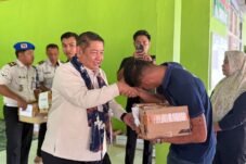 Pengarahan kepada warga binaan Rutan Sinjai dalam kunjungan Kanwil Ditjenpas Sulawesi Selatan.