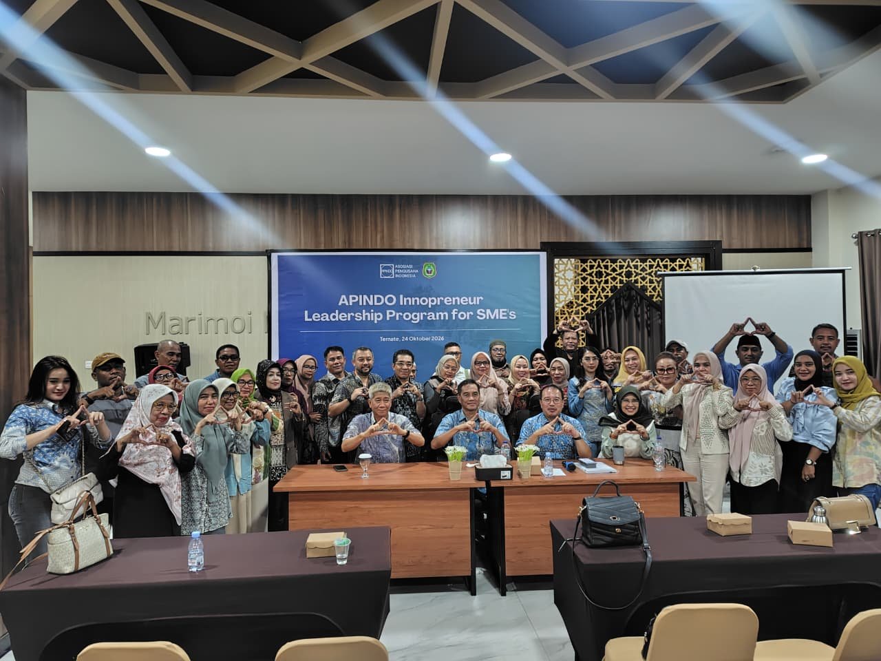 Pelatihan APINDO tentang inovasi dan pengembangan kapasitas kepemimpinan UMKM di Ternate.
