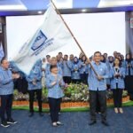 Pelantikan pengurus DPP APINDO Maluku Utara periode 2026–2031 di Hotel Muara Ternate pada 25 Oktober 2026.