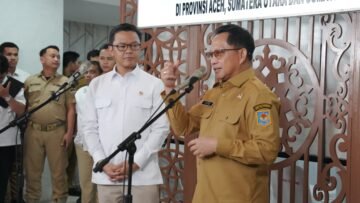 Tito Karnavian dan Sugiono membahas pemulihan pascabencana Sumatera di Jakarta