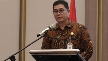 Staf Ahli Menteri Dalam Negeri Bidang Aparatur dan Pelayanan Publik, Anwar Harun Damanik, saat menghadiri rapat koordinasi harmonisasi regulasi dan peningkatan kualitas implementasi kebijakan di Jakarta, Kamis (29/10/2026).