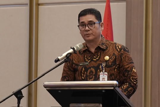 Staf Ahli Menteri Dalam Negeri Bidang Aparatur dan Pelayanan Publik, Anwar Harun Damanik, saat menghadiri rapat koordinasi harmonisasi regulasi dan peningkatan kualitas implementasi kebijakan di Jakarta, Kamis (29/10/2026).