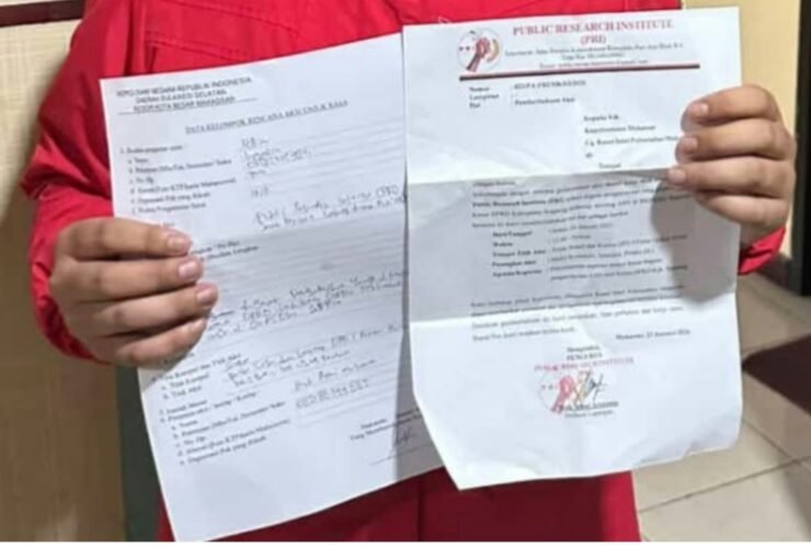 Foto : Surat Pemberitahuan Aksi Diterima Polrestabes, PRI Bidik Aksi di Dinas PU Sulsel, BPK dan Kejati Terkait Skandal Proyek DI Apparang Hulu Sinjai.