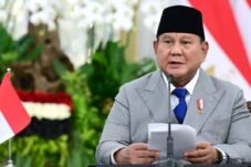 Presiden Prabowo Subianto saat menerima kunjungan kenegaraan Presiden Mesir Abdel Fattah El-Sisi di Jakarta, Minggu (11/10/2026).