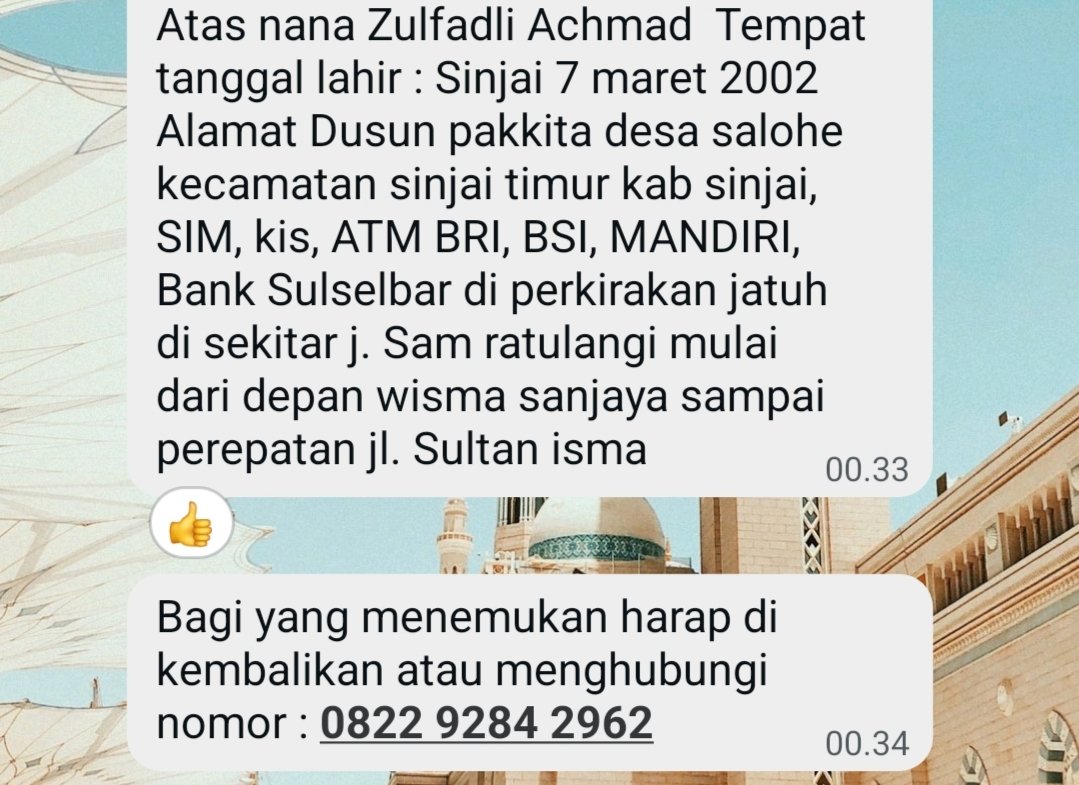 Dompet Berisi Dokumen Penting Hilang, Pemilik Harapkan Bantuan Warga Sinjai