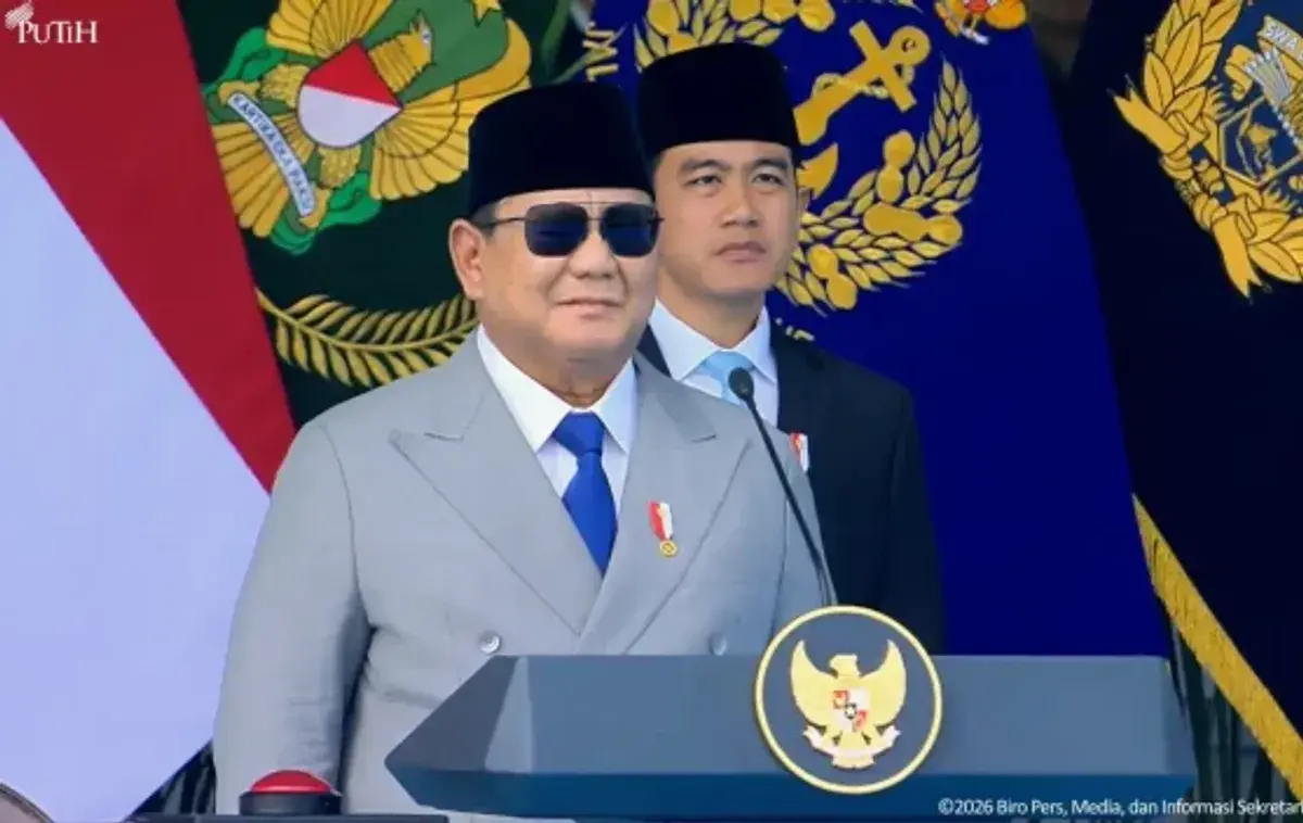 Foto Istimewa: Presiden Prabowo Subianto saat memimpin Upacara Parade Hari Ulang Tahun (HUT) ke-81 TNI didampingi Wakil Presiden Gibran Rakabuming Raka di Lapangan Prima Mabes TNI, Cilangkap, Jakarta Timur, Senin, 5 Oktober 2026 