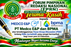 Medco E&P dan BPMA Gelar FGD Terkait Etikat Jurnalistik, FPRN Aceh Beri Apresiasi